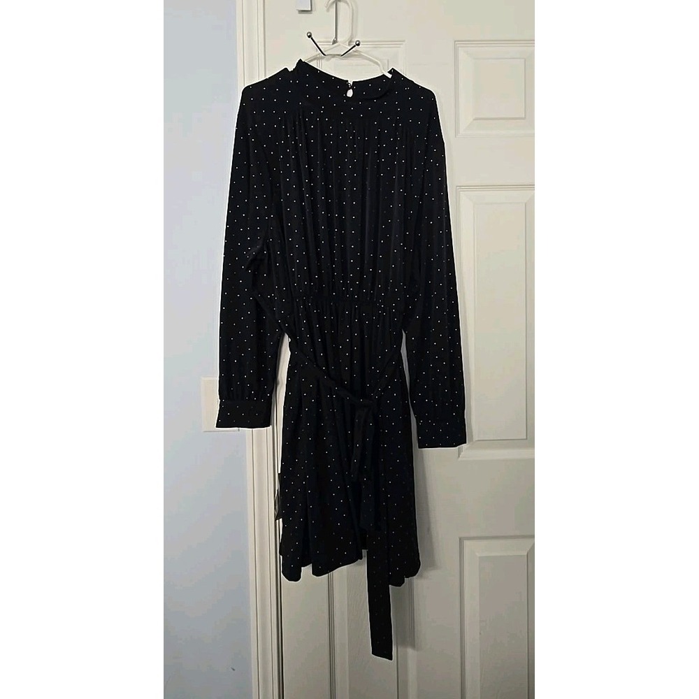 Lane Bryant Womans Plus Size Dress Size 22/24 Black With‎ Gold Studs